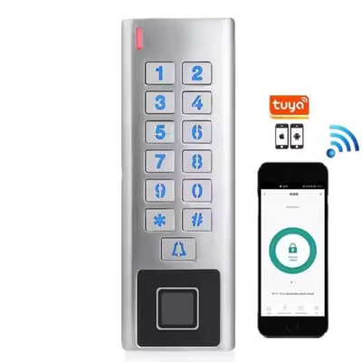 Tuya App 防水金属ケース WIFI RFID スマートロック 指紋アクセス制御