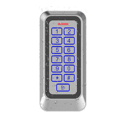 メタルケース アウトドア Ip67 EM/MF カード アクセス コントロール バックライトキーボード