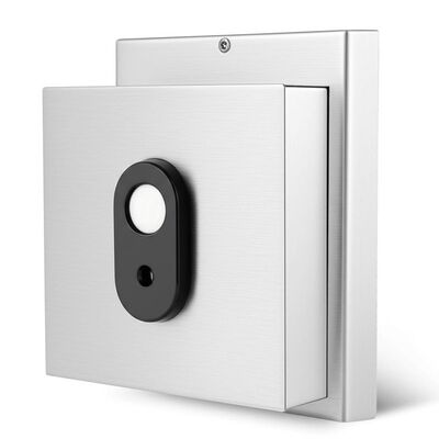 12V/24V DC作動用手動リリースボタン付き304ステンレス鋼電磁ドアホルダー