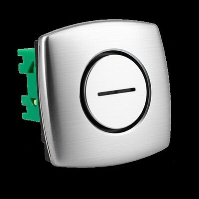 非常口プッシュボタン、サンドブラスト仕上げ 86*50mm 純銅ニッケルめっき ドアリリース