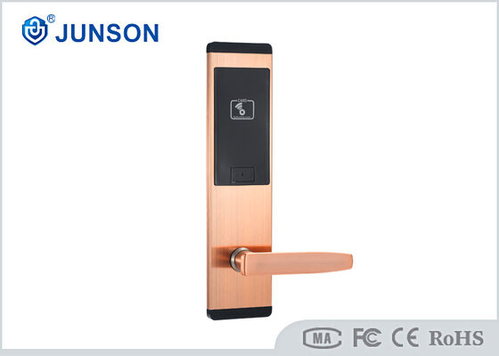 キーレスエントリーシステム用、1秒起動、ゲストカード200枚容量のステンレス製RFIDホテルロック