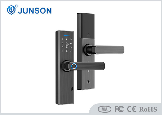 反詮策好きの指紋のドア ロック6V黒いWIFIのタイプ低い電力警報