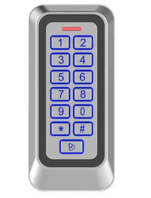 防水 IP67 メタルケース RFID カードキーボード スタンドアロング アクセス コントロール 1000 ユーザー