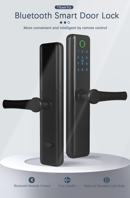 家のための4.5V低い電力のAlarmTTロックのAppの指紋の出入口ロックのアルミ合金