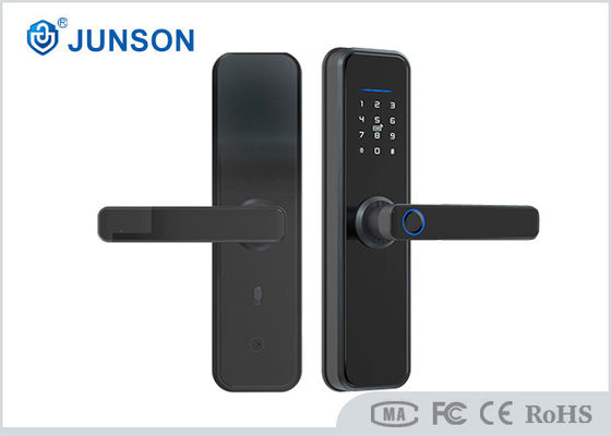 亜鉛合金の金属の反盗人の指紋パスワード ロックのTuyaのスマートな家のドア ロック