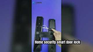 WIFI TuyaのAppのふし穴のカメラが付いているスマートな指紋のドア ロック