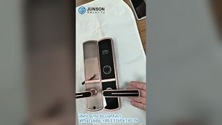 モダンなホテル向けのプレミアムメタル仕上げRFIDロック