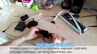 小型の電気キャビネットロック